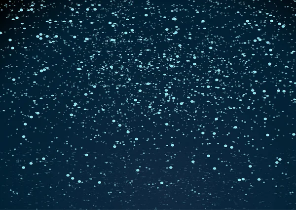 Ciel Nocturne Sombre Avec Des Étoiles Des Planètes Scintillantes Illustration — Image vectorielle