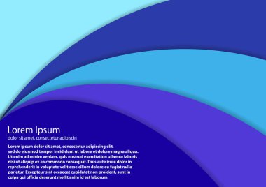 Minimalist renk tasarımı. Açık arkaplanda gökkuşağı tonları var. Renkli vektör çizgileri, dalgalar, kağıt rengi. Kitaplar, kartlar, afişler, posterler için şablon.