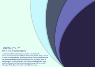 Minimalist renk tasarımı. Açık arkaplanda gökkuşağı tonları var. Renkli vektör çizgileri, dalgalar, kağıt rengi. Kitaplar, kartlar, afişler, posterler için şablon.