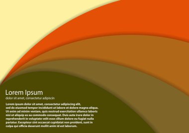 Minimalist renk tasarımı. Açık arkaplanda gökkuşağı tonları var. Renkli vektör çizgileri, dalgalar, kağıt rengi. Kitaplar, kartlar, afişler, posterler için şablon.