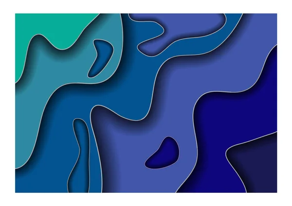 カラフルなエレガントな波の背景 パンフレット チラシ ポスター バナーのデザイン コントラストカラー ベクトルEps10のイラスト — ストックベクタ