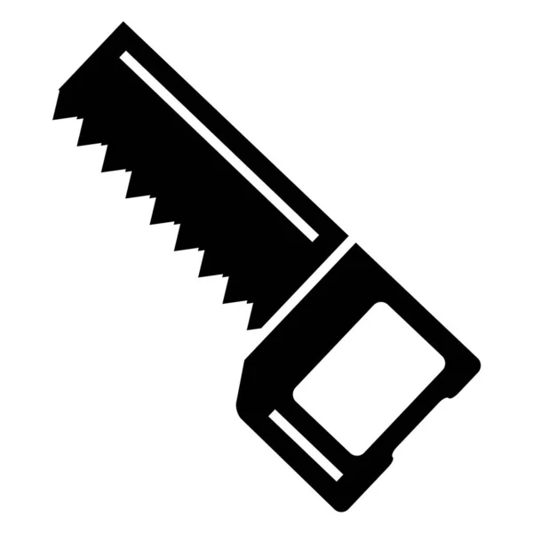 Vector Hacksaw Icono Estilo Plano Moda Aislado Sobre Fondo Blanco — Archivo Imágenes Vectoriales