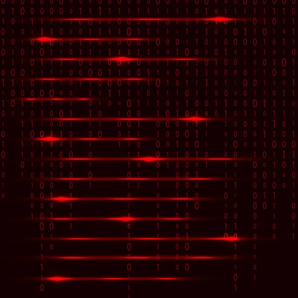 Technisch Abstrakter Hintergrund Mit Glühenden Linien Neonstreifen Vektorillustration Eps10 — Stockvektor