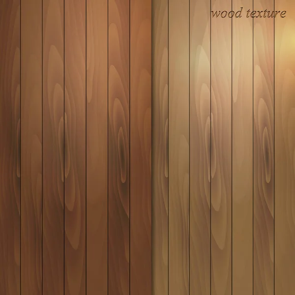 Realistic Set Wood Textures Color Pattern Parquet Laminated Board Vector — Stock Vector