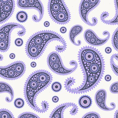 Kusursuz bir iz kalıbı. Çiçeklerle çizilmiş ve arka planda geleneksel desenli elementler var. Vektör illüstrasyonu