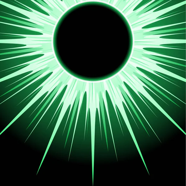 Universul Abstract Spațiu Exterior Creativ Fundal Eclipsă Ilustrație Vectorială — Vector de stoc