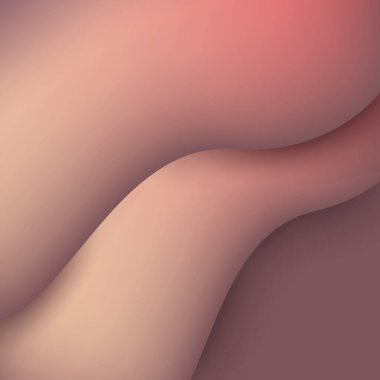 Çeşitli soyut kıvrımlı gölgeli şekillerin parlak bileşimi. Reklam afişi, kapak, broşür, web grafikleri, arkaplan, poster ya da diğer tasarım için. Vektör illüstrasyonu