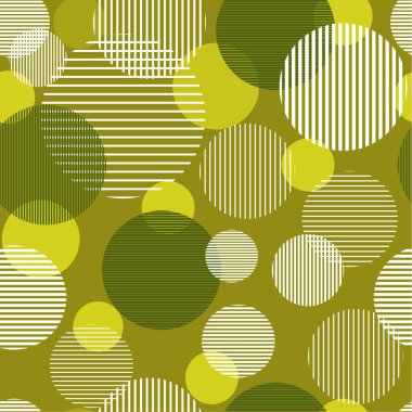 Dikey ve yatay çizgili daireleri olan kusursuz geometrik desen. Modaya uygun el yapımı doku. Kağıt, kumaş, iç öğeler ve diğer kullanıcılar için modern soyut tasarım. Vektör grafikleri.