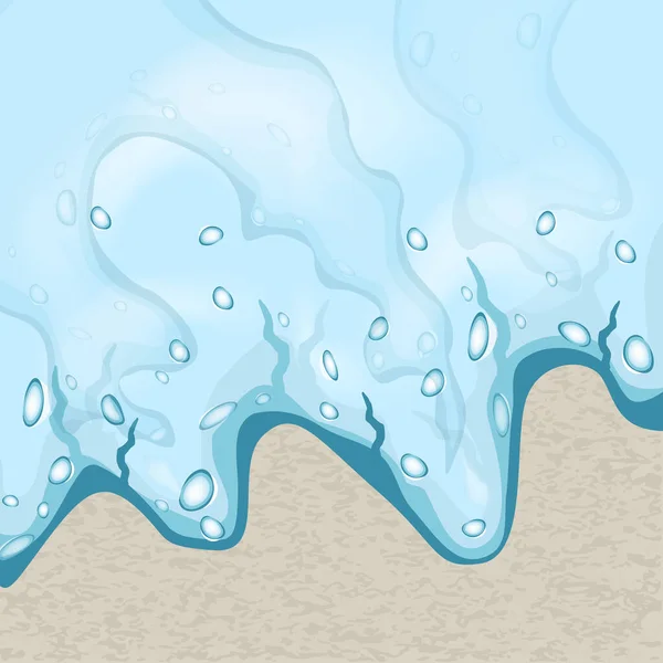 Abstraction Eau Sable Bulles Graphiques Vectoriels — Image vectorielle