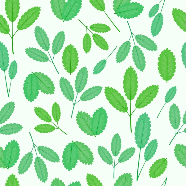 Nahtloses Blumenmuster Mit Blättern Für Tapeten Grußkarten Geschenkschachteln Textildruck Vektorgrafik — Stockvektor