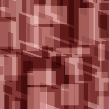 Parlak geometrik şekiller. Dikdörtgenler üst üste biniyor. Tasarımınız için vektör grafik illüstrasyonu.