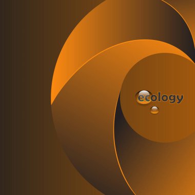 Bir iş şirketinin soyut logosu. Şirket kimliği için tasarım elemanı. Ekoloji logosu fikri. Su damlalı desen. Renkli vektör simgesi.