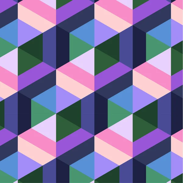 Patrón Formas Hexágono Repetitivo Sin Costuras Geométricas Brillantes Textura Moderna — Archivo Imágenes Vectoriales