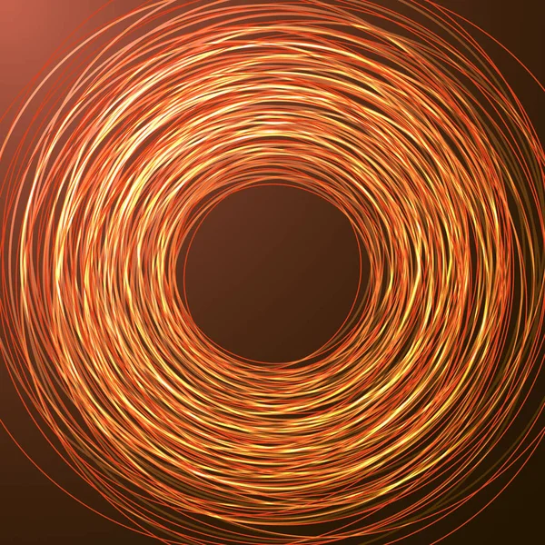 Viele Leuchtlinien Form Eines Kreises Abstrakter Hintergrund Für Ihr Design — Stockvektor