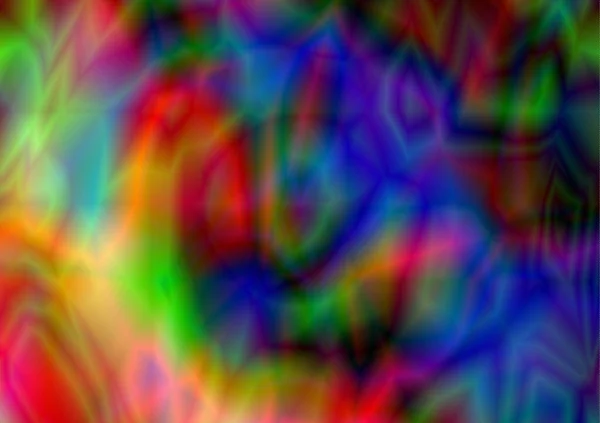 Holografische Farbexplosion Flüssige Farben Fließen Mischen Von Farben Bewegungskonzept Trendige — Stockvektor