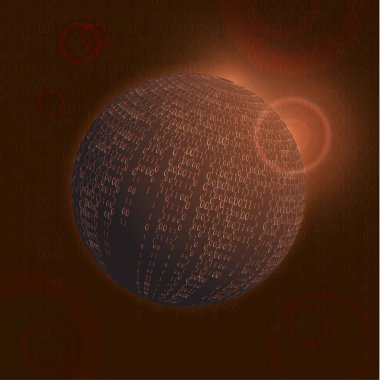 Modern soyut teknoloji iletişim konsepti, dijital devreler ve yenilikler çemberi, yüksek teknoloji gelecek, görsel veri dizisi konsepti. Küresel ağ arkaplan tasarımı Vektör illüstrasyonu