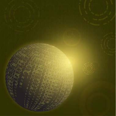 Modern soyut teknoloji iletişim konsepti, dijital devreler ve yenilikler çemberi, yüksek teknoloji gelecek, görsel veri dizisi konsepti. Küresel ağ arkaplan tasarımı Vektör illüstrasyonu