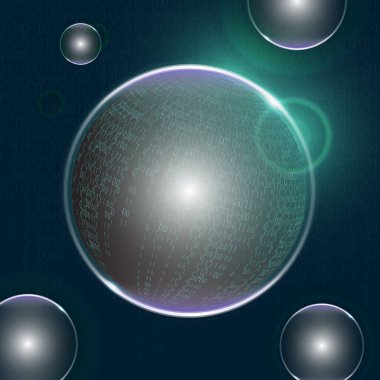 Modern soyut teknoloji iletişim konsepti, dijital devreler ve yenilikler çemberi, yüksek teknoloji gelecek, görsel veri dizisi konsepti. Küresel ağ arkaplan tasarımı Vektör illüstrasyonu