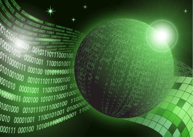 Modern soyut teknoloji iletişim konsepti, dijital devreler ve yenilikler çemberi, yüksek teknoloji gelecek, görsel veri dizisi konsepti. Küresel ağ arkaplan tasarımı Vektör illüstrasyonu