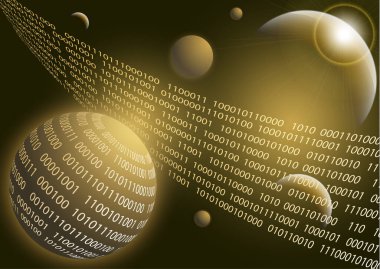 Modern soyut teknoloji iletişim konsepti, dijital devreler ve yenilikler çemberi, yüksek teknoloji gelecek, görsel veri dizisi konsepti. Küresel ağ arkaplan tasarımı Vektör illüstrasyonu