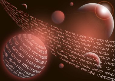 Modern soyut teknoloji iletişim konsepti, dijital devreler ve yenilikler çemberi, yüksek teknoloji gelecek, görsel veri dizisi konsepti. Küresel ağ arkaplan tasarımı Vektör illüstrasyonu