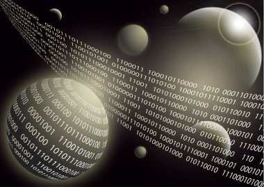 Modern soyut teknoloji iletişim konsepti, dijital devreler ve yenilikler çemberi, yüksek teknoloji gelecek, görsel veri dizisi konsepti. Küresel ağ arkaplan tasarımı Vektör illüstrasyonu