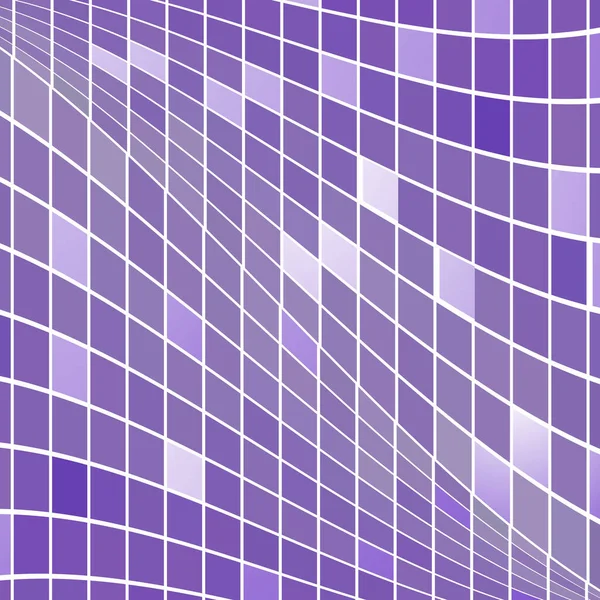 Abstrakcyjny Skład Geometryczny Falistą Mozaiką Jasnym Tle Koloru Ilustracja Wektora — Wektor stockowy