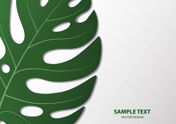 Яркие изолированные зеленые листовые монстры на белом фоне. Векторная иллюстрация для вашего дизайна.