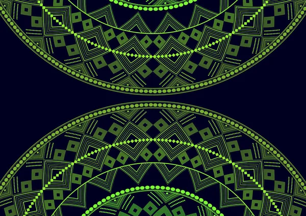Mandala Izolovaný Grafický Prvek Oriental Ornament Geometrický Vzor Stylizovaná Květinová — Stockový vektor