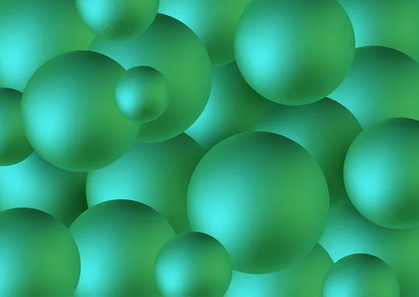 Сучасний Абстрактний Фон Візерунок Яскравими Ємними Кульками Різного Розміру Неонові — стоковий вектор