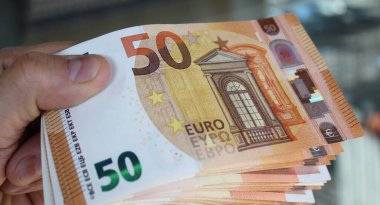 50 Euro 'luk banknot - servet