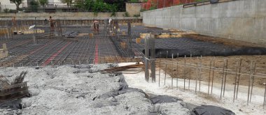 İnşaat alanı - beton döküm için hazır.