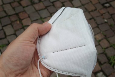 Koruyucu maske. Kendimizi virüslerden koruyalım.