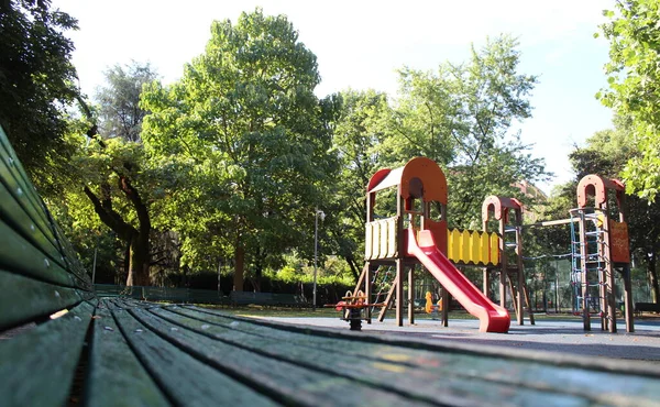 Children Play Area City Park Fun Summer — Stock Photo, Image