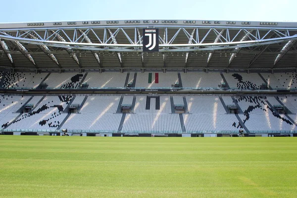 Juventus Stadion Tom Början Eller Slutet Spelet Coronavirus — Stockfoto