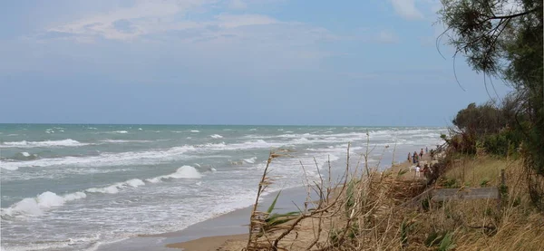 Mer Agitée Été Vacances Détente — Photo