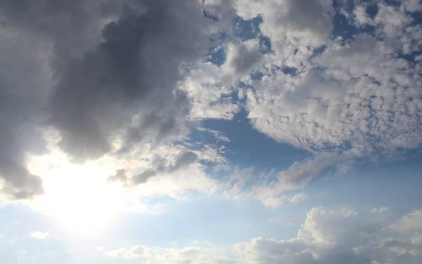 Cielo Nuvole Autunno — Foto Stock
