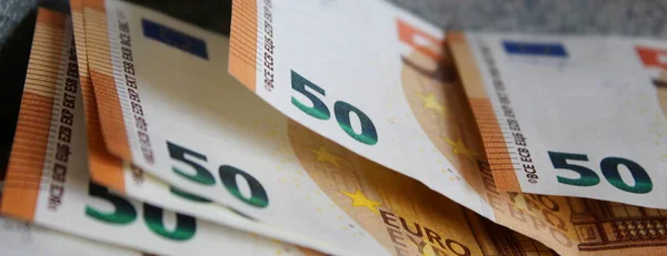 Eurobankovek Symbolem Bohatství — Stock fotografie