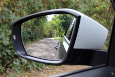 Bir sonbahar gününde kendi arabanla seyahat etmek.