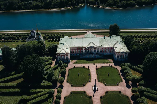 Uitzicht Vanaf Hoogte Van Het Landgoed Kuskovo Moskou Rusland Kuskovo — Stockfoto