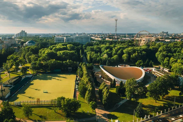 Teren Sportowy Kompleks Sportowy Parku Gorky Mińsku Soccer Kompleks Hokejowy — Zdjęcie stockowe