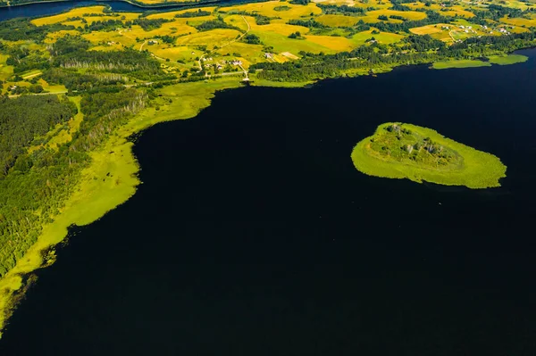 Blick Von Oben Auf Den Drivyaty See Nationalpark Braslaver Seen — Stockfoto