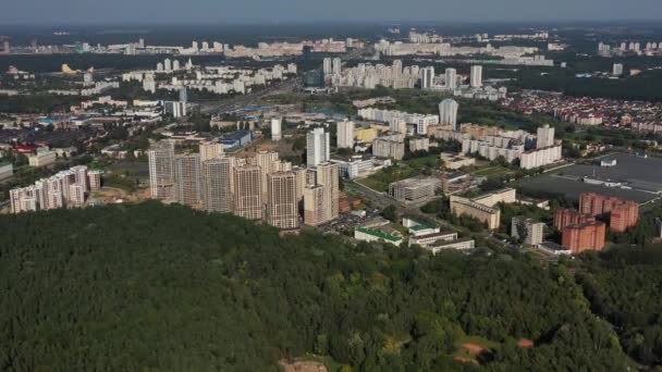 Quartieri Residenziali Nuovo Edificio Biblioteca Nazionale Costruzione Del Quartiere Minsk — Video Stock