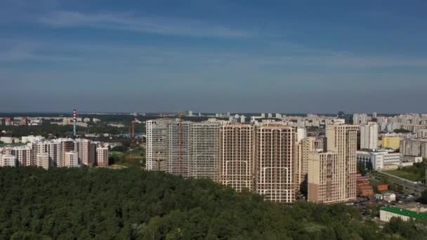 Quartieri Residenziali Nuovo Edificio Biblioteca Nazionale Costruzione Del Quartiere Minsk — Video Stock