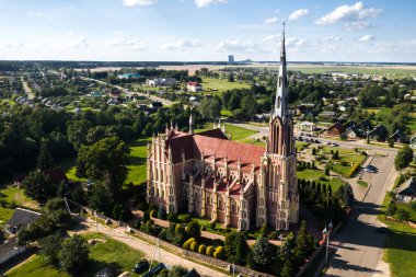 Gerviaty, Grodno bölgesindeki Eski Kutsal Üçleme Kilisesi, Belarus.
