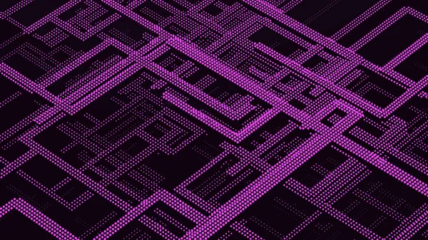 Abstracte Matrix Gradiënt Halftoon Veel Groene Stippen Van Verschillende Grootte — Stockfoto