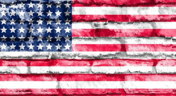 Amerikaanse Vlag Textuur Sjabloon Amerika Gaat Voor — Stockfoto