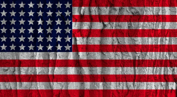 Amerikaanse Vlag Textuur Sjabloon Amerika Gaat Voor — Stockfoto