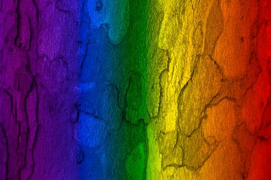 LGBT. Gökkuşağı dokuda. Şablon. Tasarımcı için içerik.