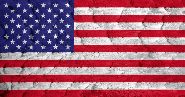 Usa Vlajka Textuře Pozadí Pozadí Pro Blahopřání Svátkům Usa Den — Stock fotografie